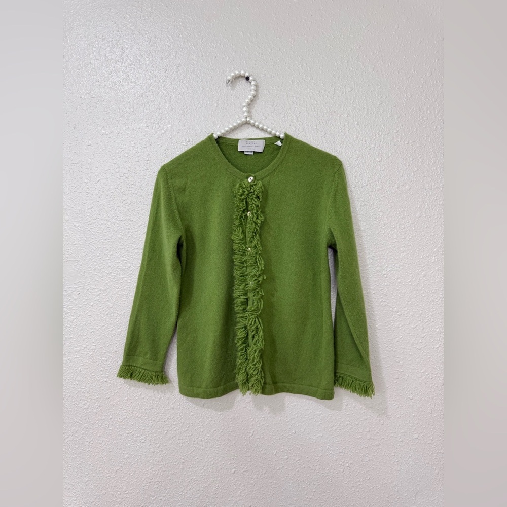 Barneys New York Cashmere Cardigan Sweater Sz S Made in Italy